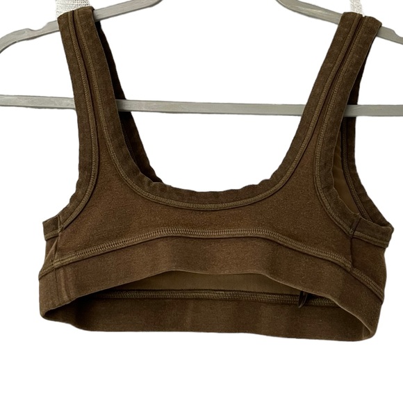 SKIMS Outdoor Sepia Crop Tank Top Bralette - Picture 6 of 6